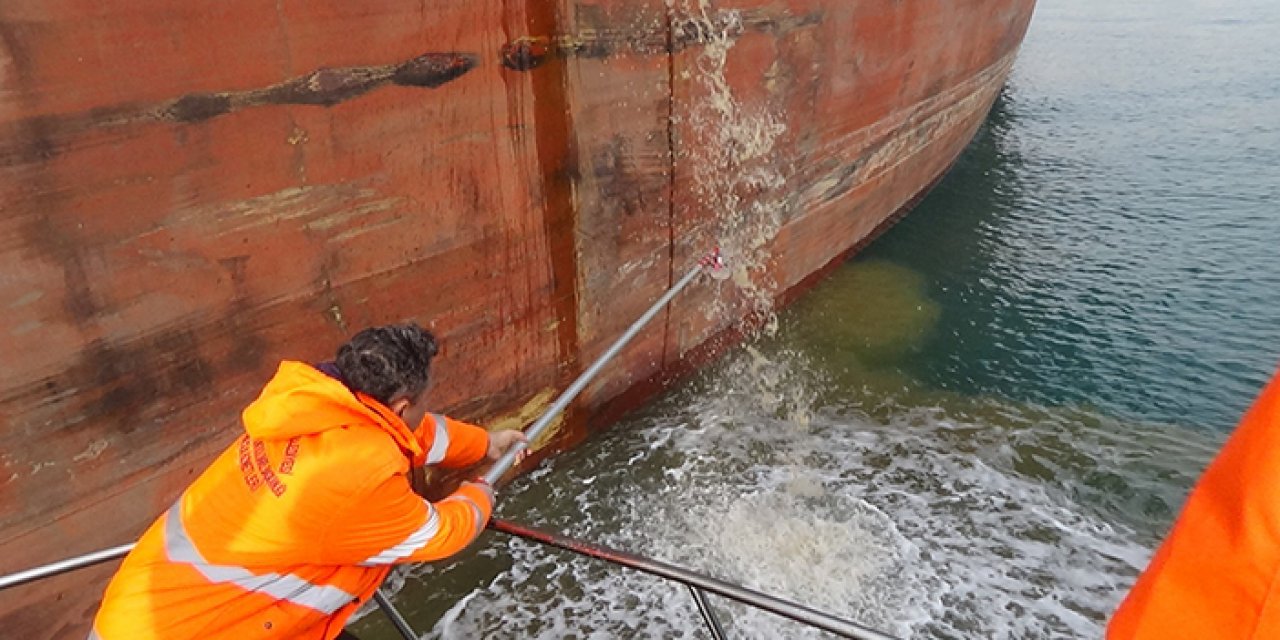 Denizi kirleten gemiye 10 milyon TL ceza kesildi