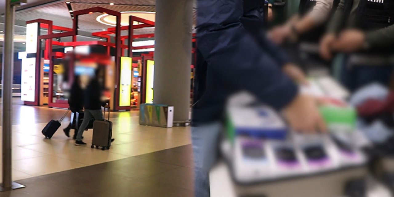 İstanbul Havalimanı’nda kaçakçılık operasyonu: 77 kaçak telefon yakalandı