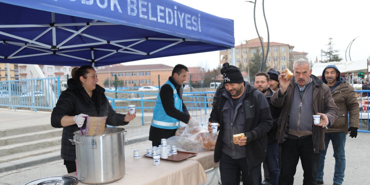 Vatandaşa çorba ikramı