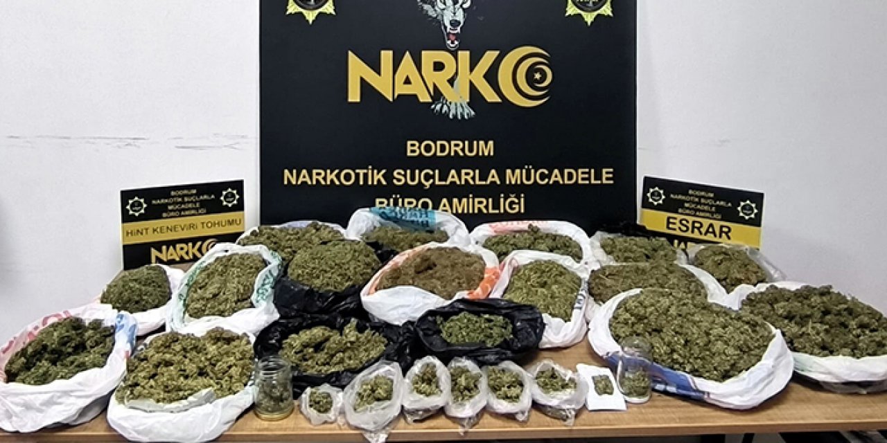 Muğla’da uyuşturucu operasyonu: 3 kilogram esrarla yakalandı