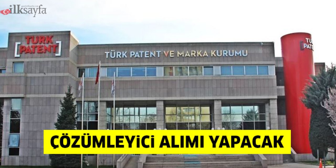 Türk Patent ve Marka Kurumu sözleşmeli çözümleyici alımı yapacak