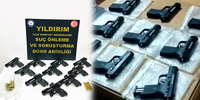 Bursa’da uyuşturucu ve ruhsatsız silah operasyonu