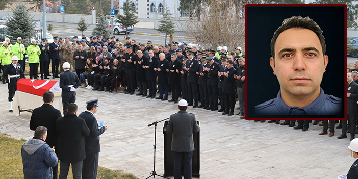 Kalp krizinden yaşamını yitiren polis memuru için tören düzenlendi