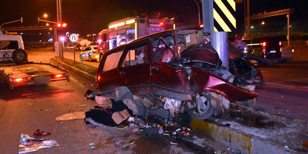 Kırıkkale’de feci kaza: Sürücü ağır yaralı