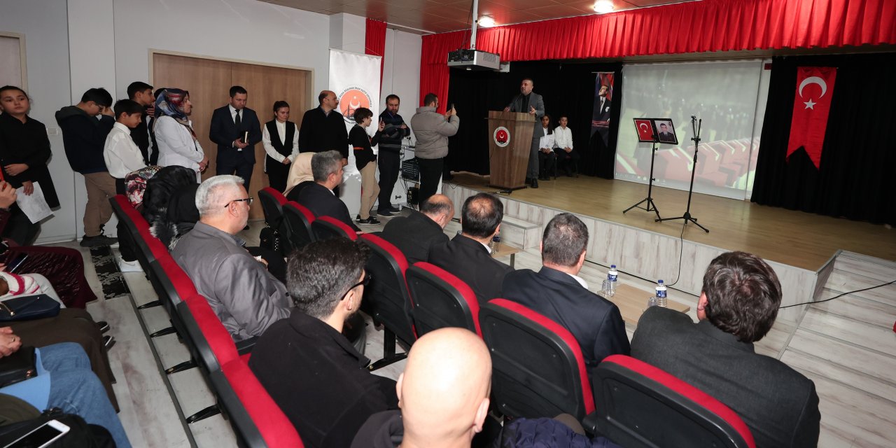 Murat Ercan Afrin Şehitlerini Anma programında konuştu