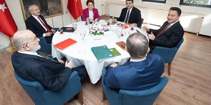 Altılı masanın toplantısı sona erdi! Aday belli oldu mu? İşte detaylar...