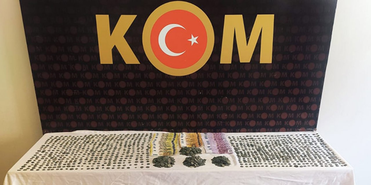 Konya’da tarihi eser operasyonu