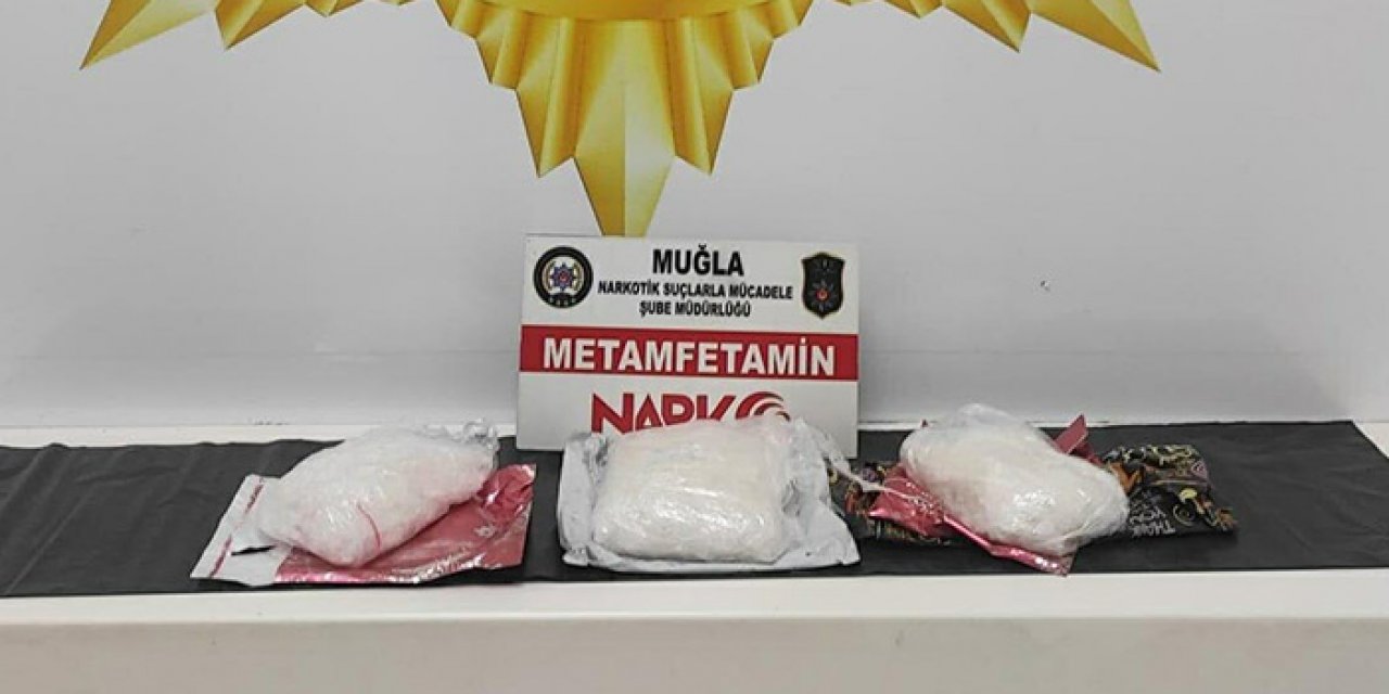 Muğla’da durdurulan otomobilden 500 gram uyuşturucu çıktı