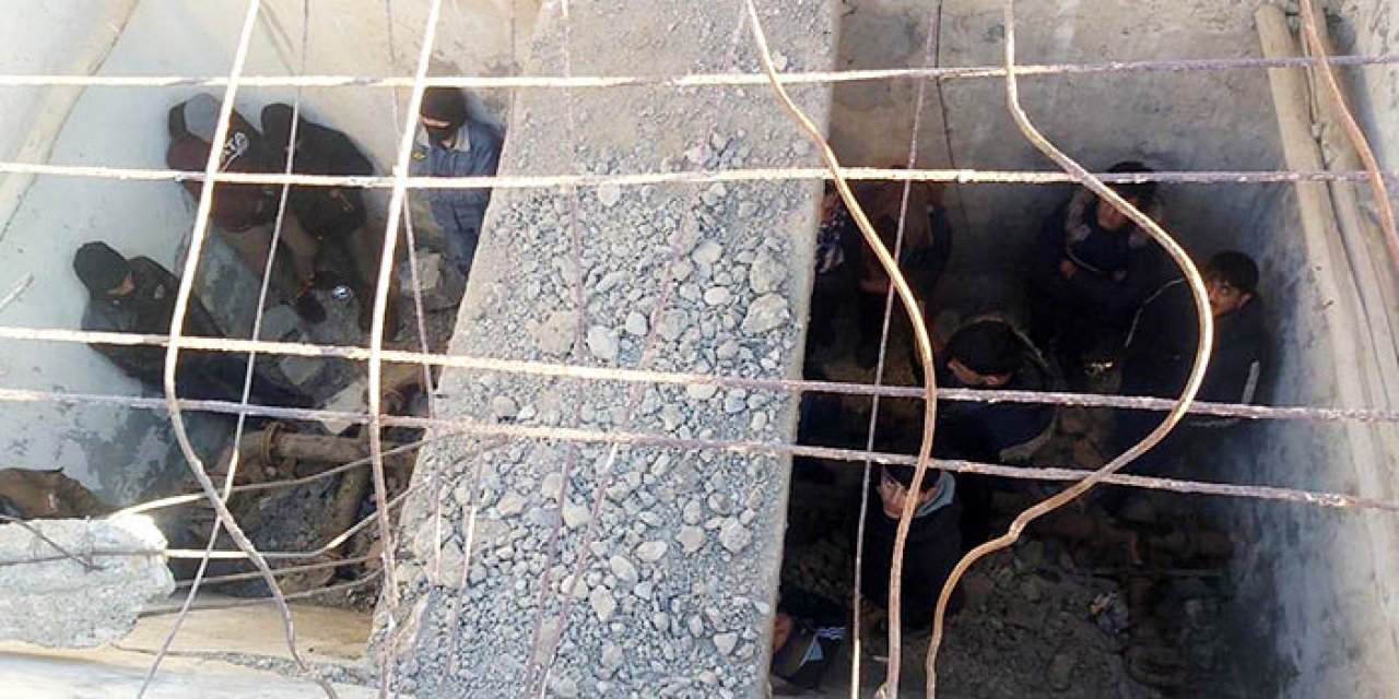 Van’da su deposunda 24 kaçak göçmen yakalandı