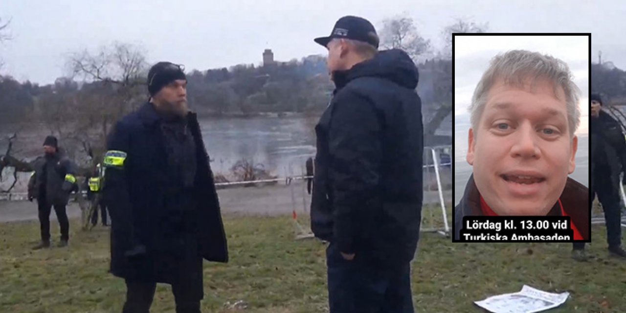 İsveç’te yine Kur’an-ı Kerim yaktılar: İsveç polisi seyretti