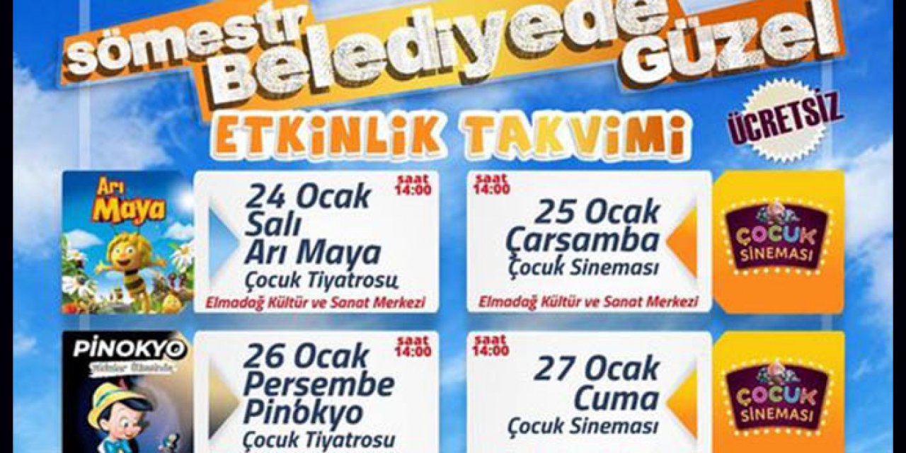 Elmadağ Belediyesi’nden gençlere ara tatilde etkinlikler