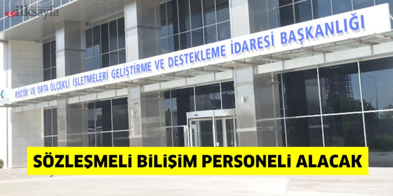 KOSGEB sözleşmeli bilişim personeli alacak