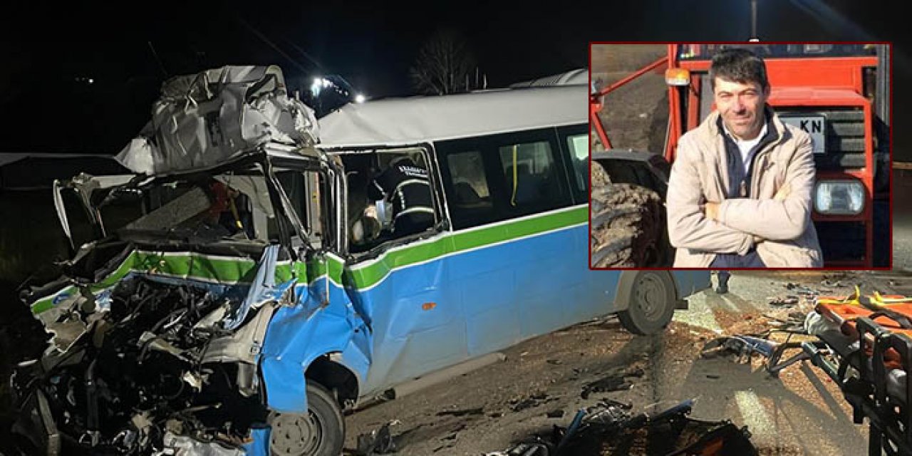 Tekirdağ’da minibüs TIR’a çarptı: 1 ölü