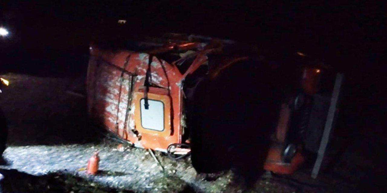 Çankırı’da cip devrildi: 2 yaralı