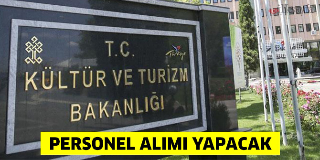 Kültür ve Turizm Bakanlığı 171 sözleşmeli personel alacak