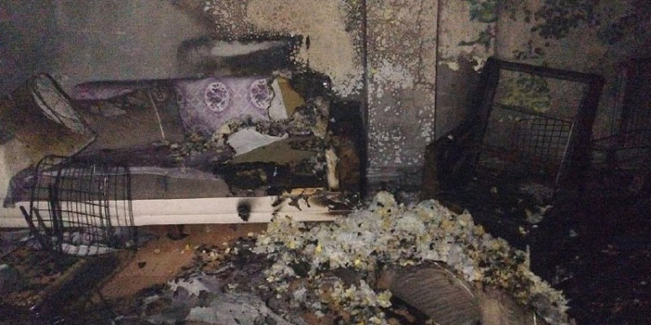 Bursa’da bir evde patlama sonrası yangın çıktı