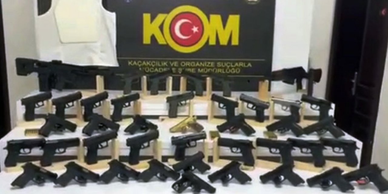 Mersin’de silah kaçakçılığı operasyonu