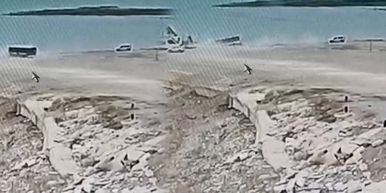 Malatya'da halk otobüsü göle uçtu