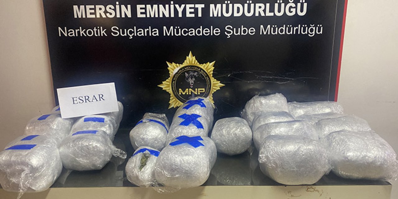 Mersin’de uyuşturucu operasyonu: 3 gözaltı