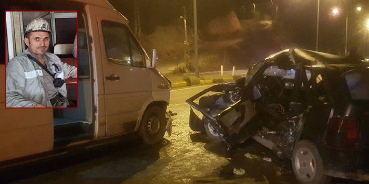 Zonguldak'ta gerçekleşen kazada 1 kişi ölürken 1 kişi ise yaralandı