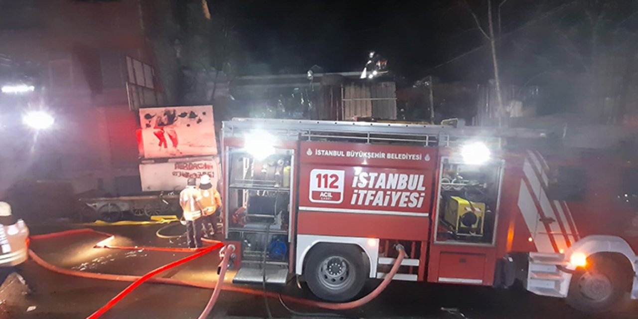 İstanbul’da korkutan yangın: Can kaybı yok