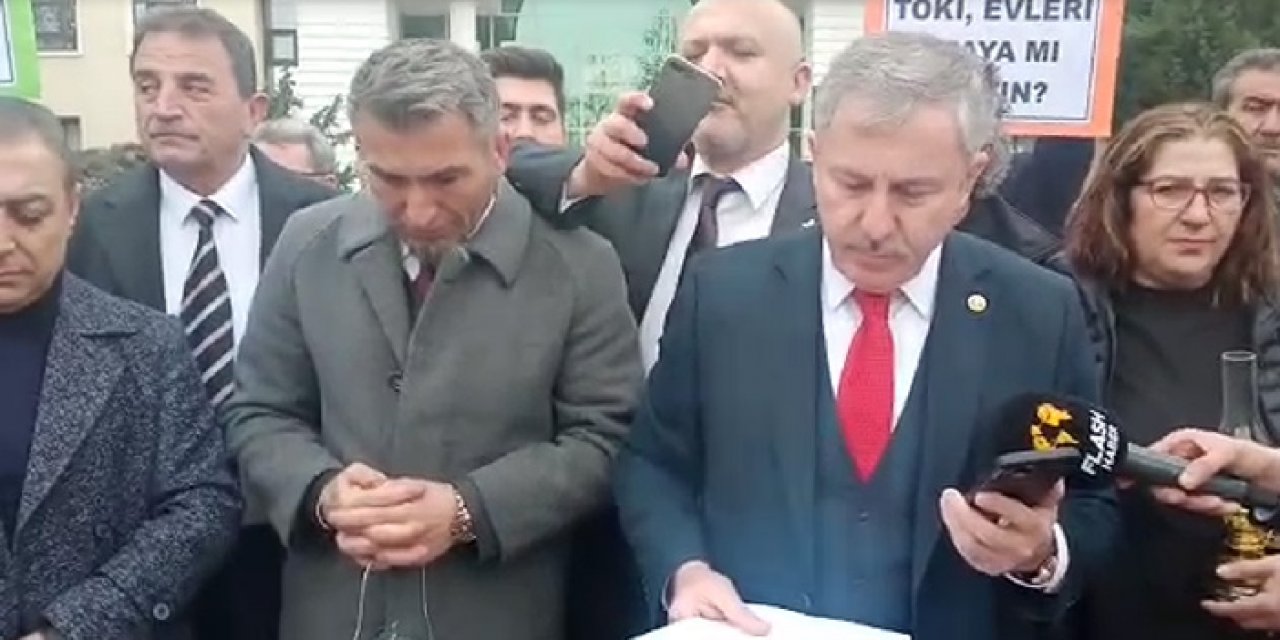 Gelecek Partili Özdağ’ı TOKİ eylemi sırasında TOKİ Başkanı telefonla aradı