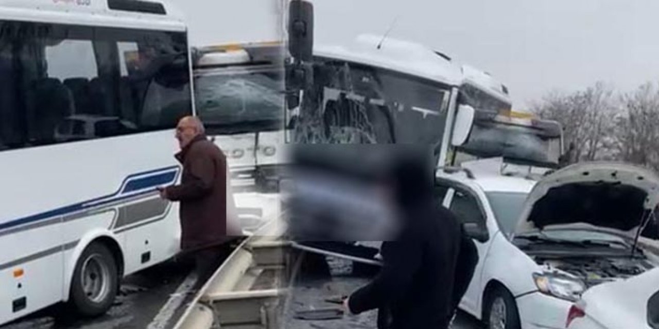 Bilecik’te 5 aracın karıştığı zincirleme kaza: 11 yaralı