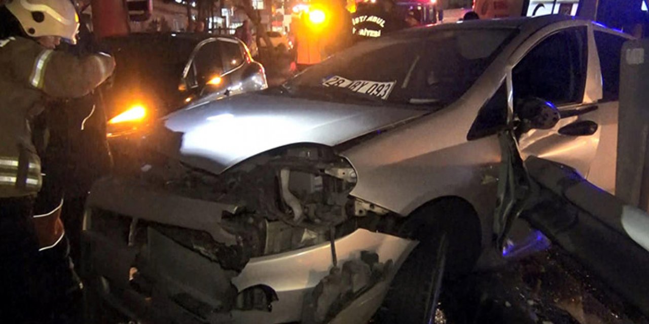 İstanbul’da feci kaza: 2 yaralı