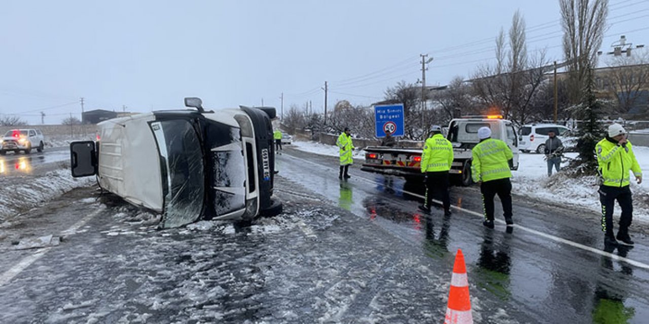 Nevşehir’de işçi servisi devrildi: 1 ölü 12 yaralı