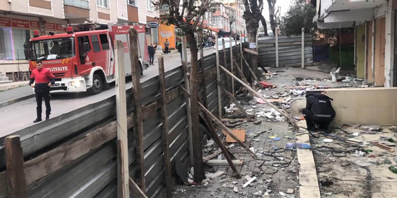 Vana çalındı etrafı doğal gaz kapladı