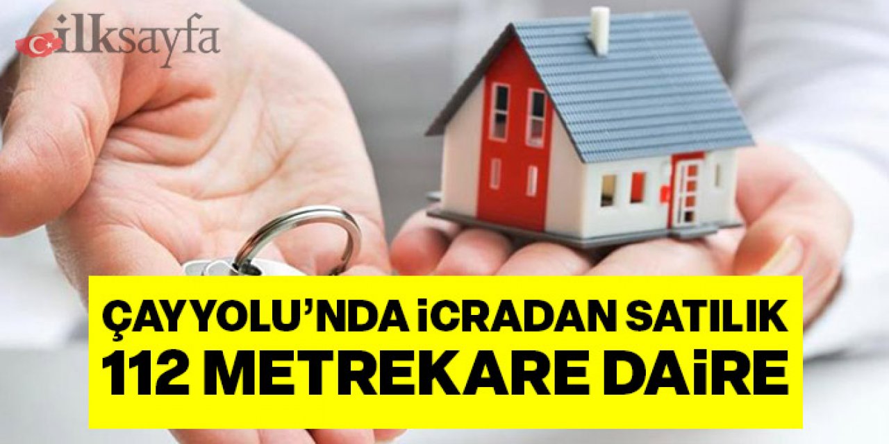 Ankara Çayyolu’nda icradan satılık 112 metrekare daire