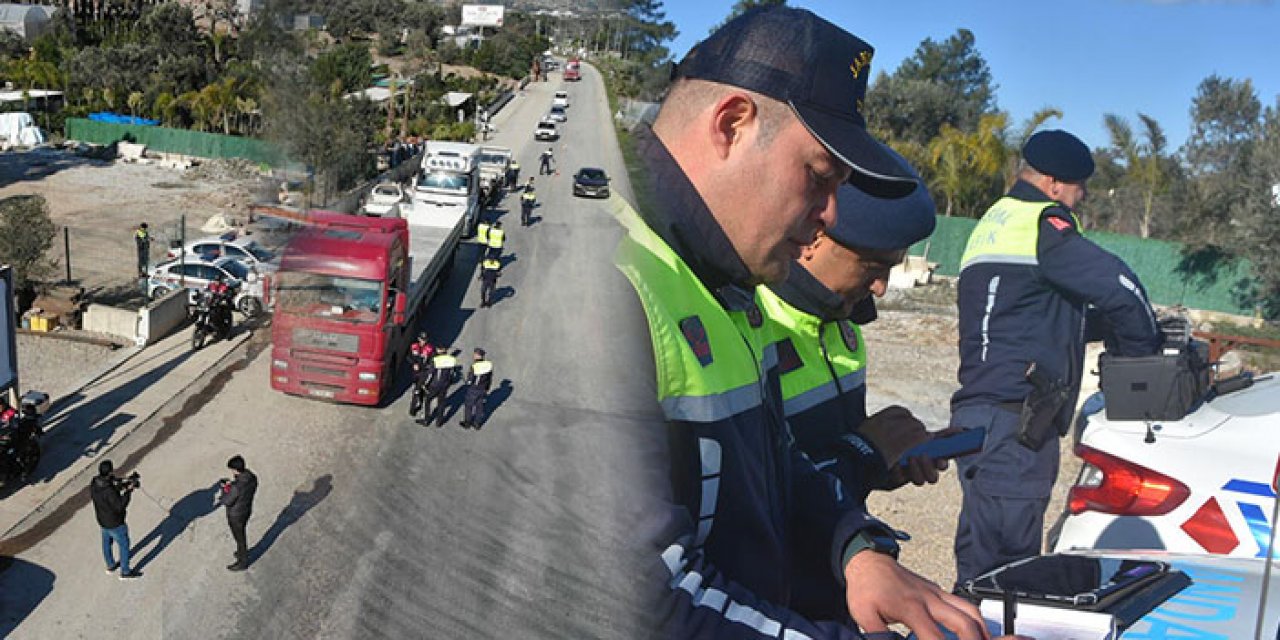 Bodrum’da hafriyat kamyonlarına yönelik uygulamada ceza yağdı