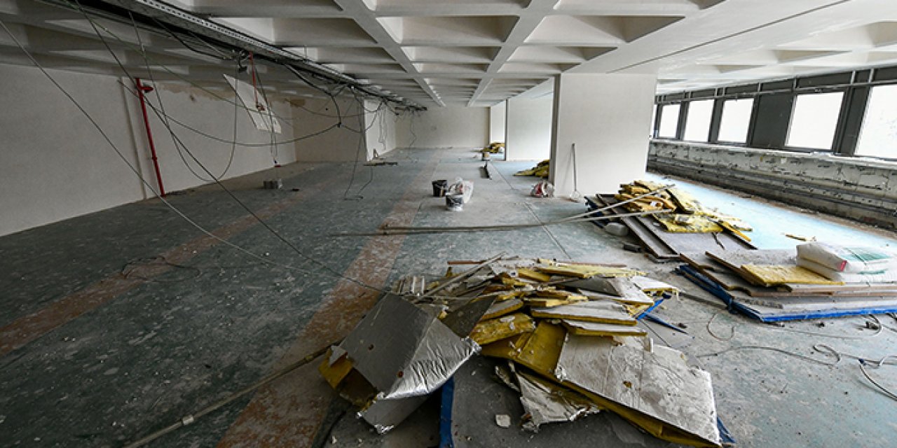 ABB’nin kütüphane otopark projesinde son çalışmalar