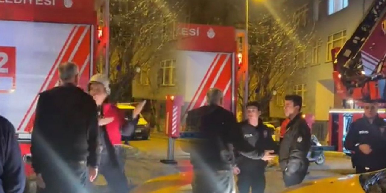 Taksiciden itfaiyecilere şaşırtan talep