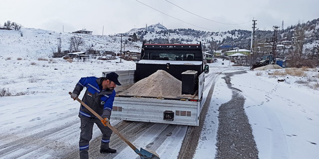 Mamak Belediyesi’nden kışa “Merhaba”