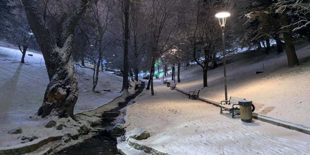 Ankara Şubat Ayına Karla Başladı