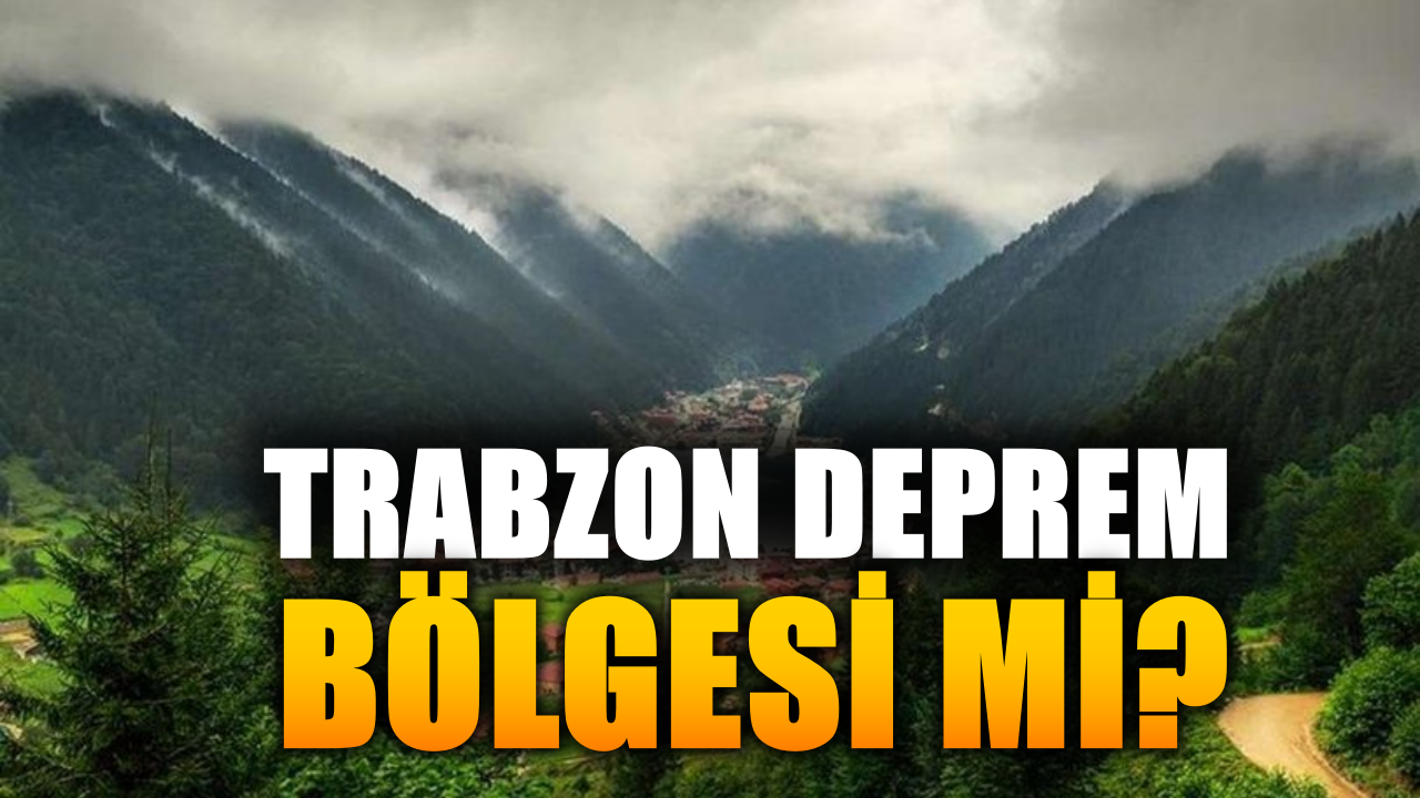 Trabzon deprem bölgesi mi?  Trabzon deprem  haritası