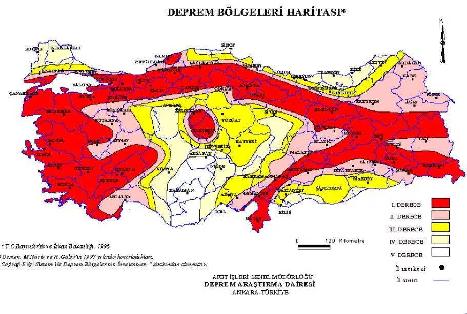 Kayseri'de deprem mi oldu? Kayseri deprem bölgesi mi? Kayseri'de fay hattı var mı? Kayseri'de deprem olur mu?
