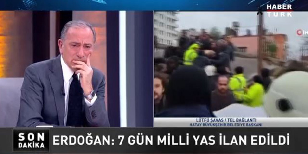 Fatih Altaylı gözyaşlarını tutamadı