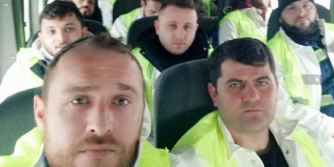 Maden işçileri de arama kurtarma çalışmasına katıldı