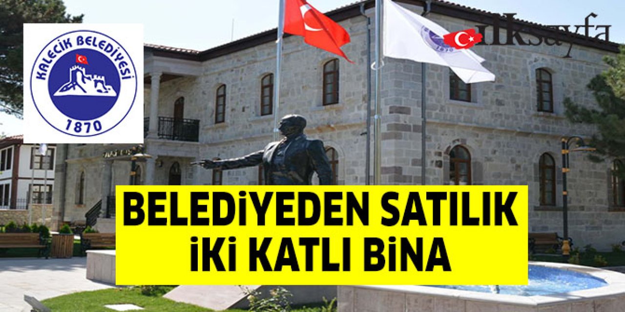 Belediyeden satılık iki katlı bina