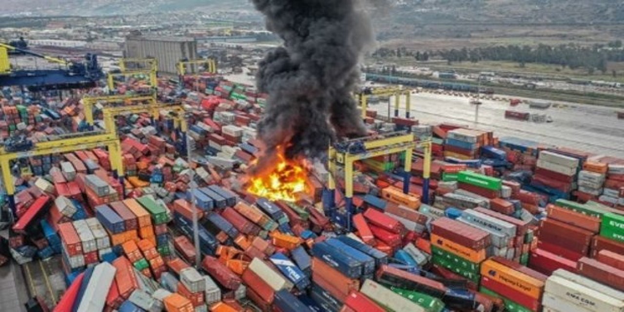 İskenderun Limanı'nda Çıkan Yangın Söndürüldü