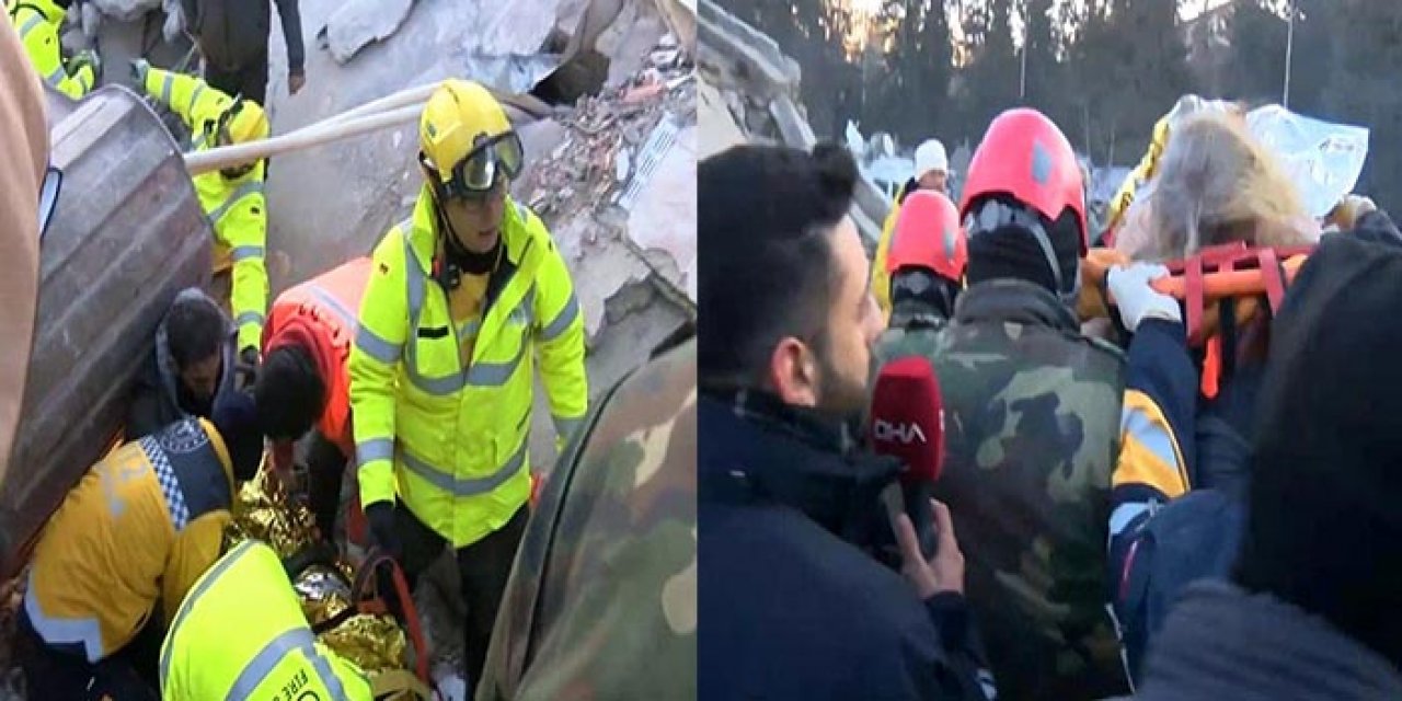 Otel enkazından 52 saat sonra çıkarıldı