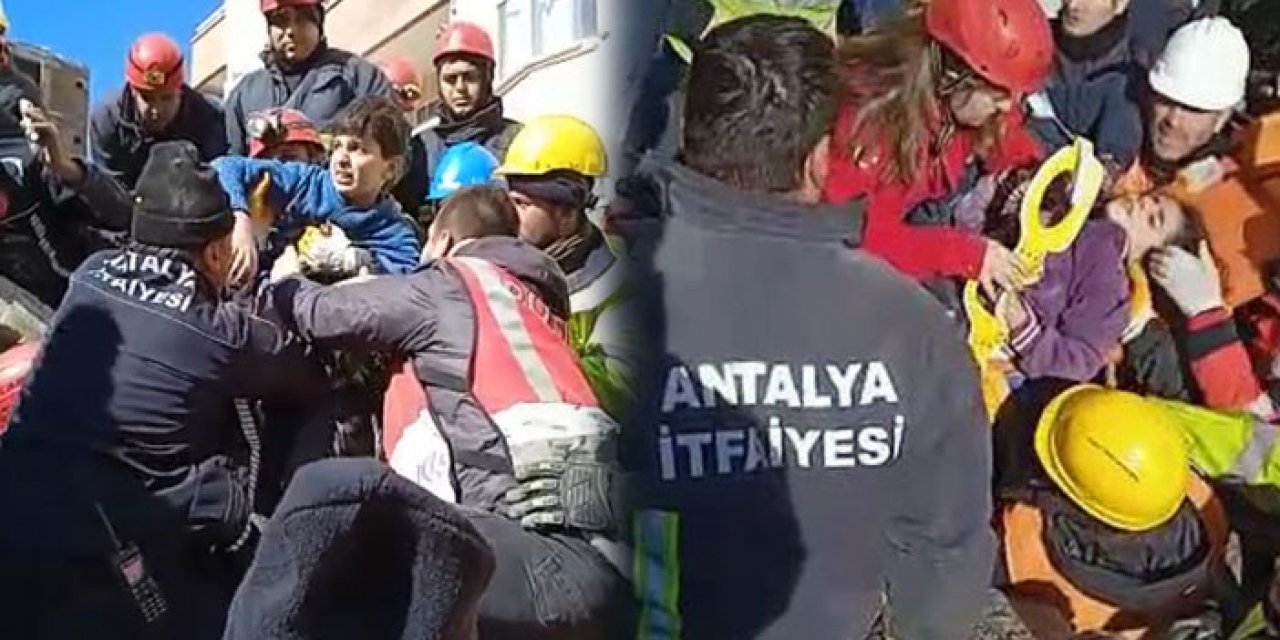 2 kardeş kurtarıldı: Anneleri için çalışma devam ediyor