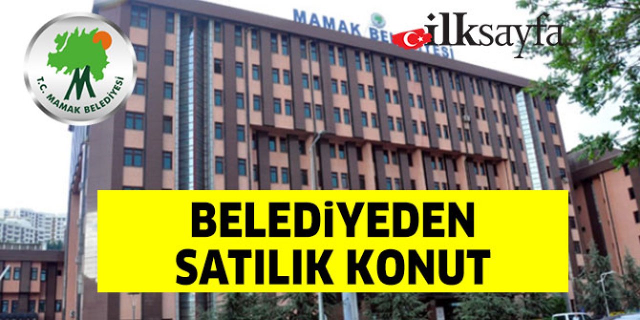 Mamak Belediyesi’nden satılık konut