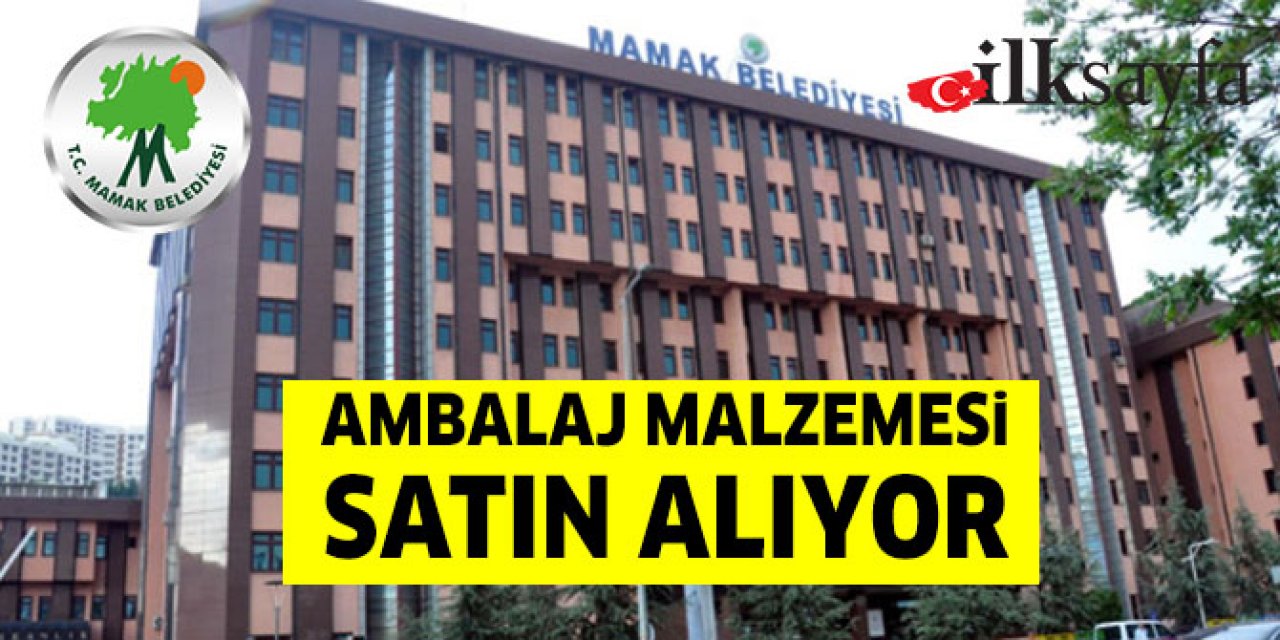 Mamak Belediyesi aş evi için malzeme alıyor