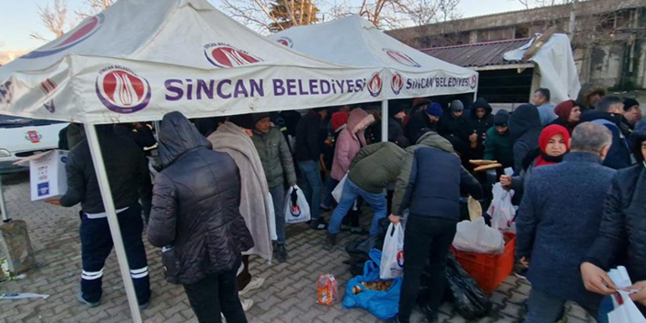 Sincan Belediyesi 2 kişiyi kurtardı