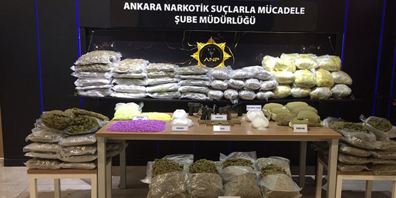 Ankara’nın son 1 haftalık uyuşturucu bilançosu