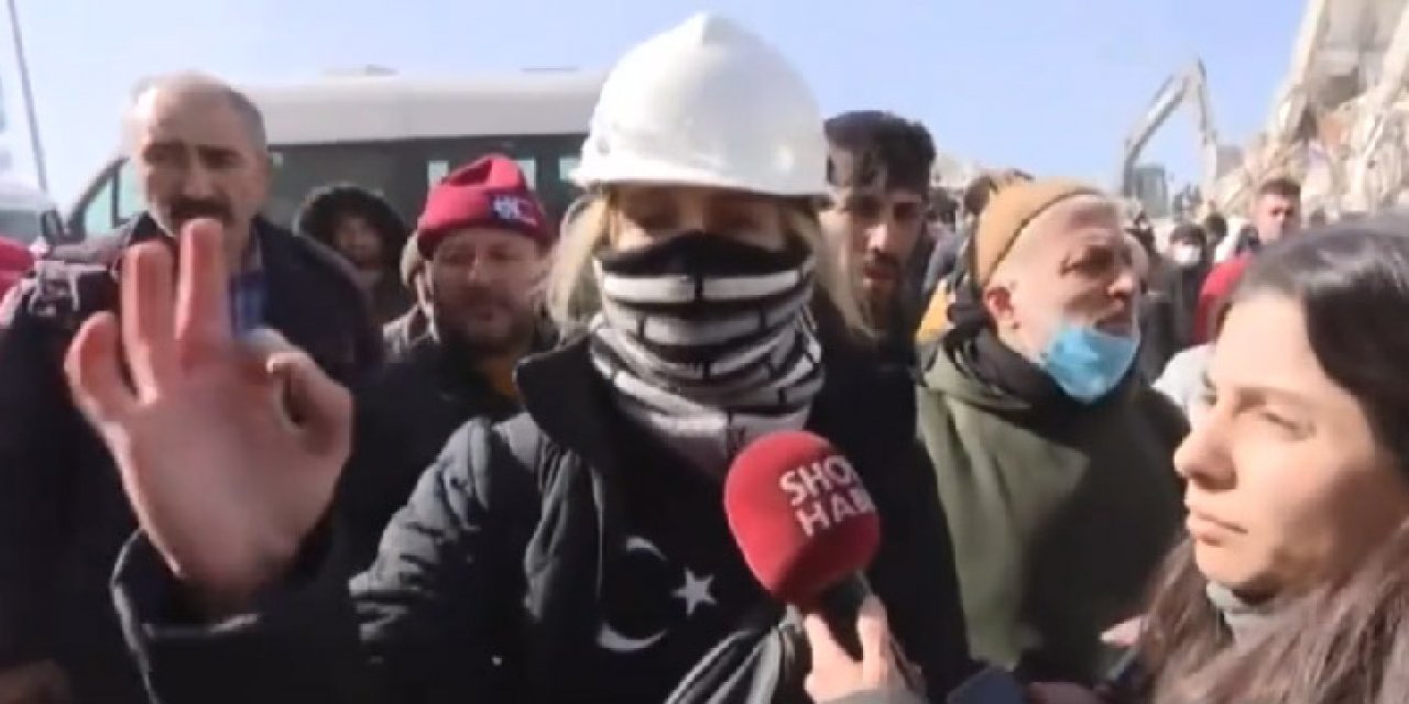 Canlı yayında vinç isteyen kadın kim?