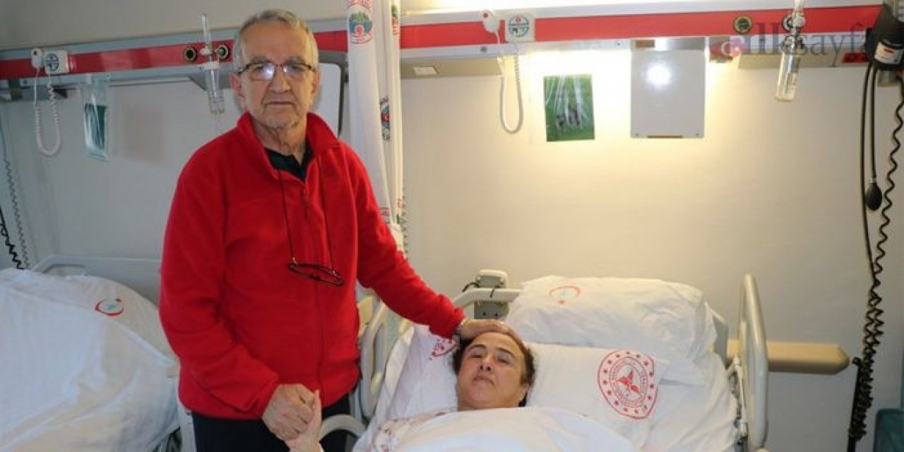 Perdeden akan suları emerek hayatta kaldı